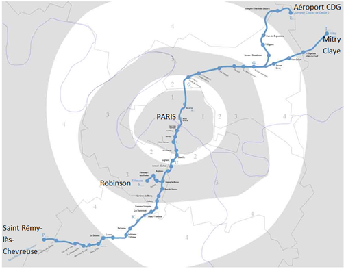 Rer B Plan Paris Rer Map 2019 Lines Schedules Stations Tickets